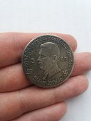 Настольная монета медаль захват Крыма 1942 г (1 шт.)