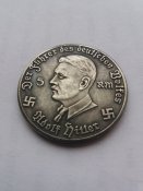 Настольная монета медаль захват Крыма 1942 г (1 шт.)