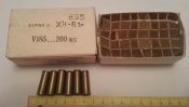 коробка с гильзами 7.62 мм патрон пистолетный спортивный СССР