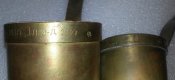 керосиновые мерки 1л. и 0.5 л. 1945г