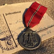 Боевая Медаль «За зимнюю кампанию на Востоке (1941-42) в состоянии!