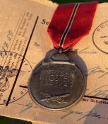 Боевая Медаль «За зимнюю кампанию на Востоке (1941-42) в состоянии!
