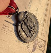 Боевая Медаль «За зимнюю кампанию на Востоке (1941-42) в состоянии!