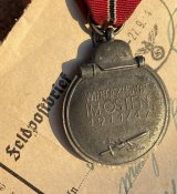 Боевая Медаль «За зимнюю кампанию на Востоке (1941-42) в состоянии!