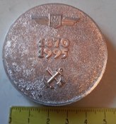 настольная медаль південно-західній залізниці  125