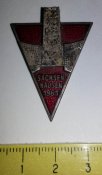 знак sachsen-hausen/заксенхаузен (концентрационный лагерь) тяжёлый не частый