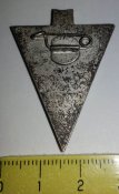 знак sachsen-hausen/заксенхаузен (концентрационный лагерь) тяжёлый не частый