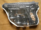 Керамический набор бутылка с рюмками Beretta