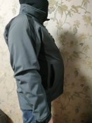 SoftShell куртка темно сірого кольору