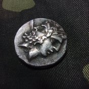 Древнегреческая монета VII-III вв. до н.э., реплика.