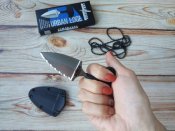 Нож с фиксированным клинком от компании Cold Steel. Модель Urban Edge 50/50 Edge (43XLS). Оригинал
