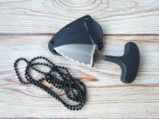 Нож с фиксированным клинком от компании Cold Steel. Модель Urban Edge 50/50 Edge (43XLS). Оригинал