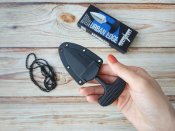 Нож с фиксированным клинком от компании Cold Steel. Модель Urban Edge 50/50 Edge (43XLS). Оригинал