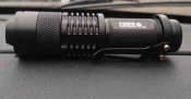 Фонарик портативный (CREE Q5 waterproof LED ). Блиц.