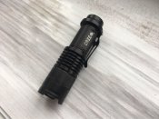 Фонарик портативный (CREE Q5 waterproof LED ). Блиц.