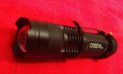 Фонарик портативный (CREE Q5 waterproof LED ). Блиц.