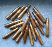 Гильзы патрона .30-06 (7,62×63 мм) Спрингфилд. 18шт..