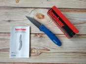 Складной нож от компании Kershaw. Модель Leek Navy Blue BlackWash (1660NBBW). Оригинал
