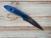 Складной нож от компании Kershaw. Модель Leek Navy Blue BlackWash (1660NBBW). Оригинал