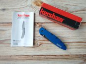 Складной нож от компании Kershaw. Модель Leek Navy Blue BlackWash (1660NBBW). Оригинал