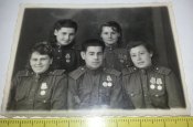 фото командиру от девушек бойцов РККА пофамильное (с медалями)