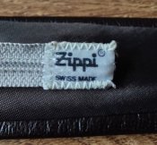 Галстук Zippi, краватка, натуральная кожа, коричневый, лёгкое б/у, Швейцария