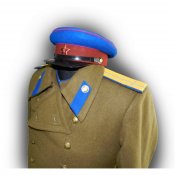 Офицерские шинельные петлицы ГБ НКВД обр. 1943 г.