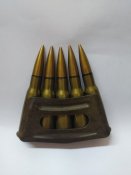 Обойма Lebel на 5 патронов и 5 шт. 8x50R Лебель