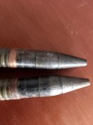 Патрон (снаряд) 23×152 мм для ЗУ-23 (Зенитная установка калибра 23 мм) Учебный.