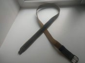Ремень на реконструкцию РККА. Кожа+тесьма