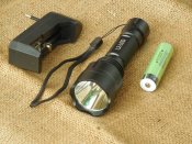 Фонарь Convoy C8 koпiя 1 режим аккум 18650 зарядка комплект