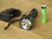 Фонарь Convoy C8 koпiя 1 режим аккум 18650 зарядка комплект