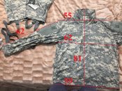 комплект США ECWCS Gen 3 III USA Level 5 куртка штаны ветровка soft shell acu acupat Medium Regular