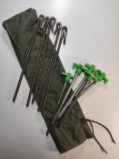 Колышки для палатки 10 шт + чехол.