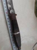 Нож из воды.