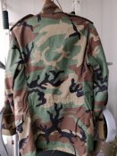 Куртка армии США M65 US army woodland. 1-й контракт