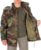Куртка армии США M65 US army woodland. 1-й контракт