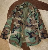 Куртка армии США M65 US army woodland. 1-й контракт