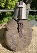 Немецкая Литровая Фляга (Luftschutz) в родном чехле со стаканчиком) (Клеймо: JSD-1939)