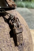 Немецкая Литровая Фляга (Luftschutz) в родном чехле со стаканчиком) (Клеймо: JSD-1939)
