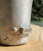 Немецкая Литровая Фляга (Luftschutz) в родном чехле со стаканчиком) (Клеймо: JSD-1939)