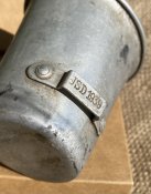 Немецкая Литровая Фляга (Luftschutz) в родном чехле со стаканчиком) (Клеймо: JSD-1939)