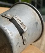 Немецкая Литровая Фляга (Luftschutz) в родном чехле со стаканчиком) (Клеймо: JSD-1939)