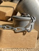 Немецкая Литровая Фляга (Luftschutz) в родном чехле со стаканчиком) (Клеймо: JSD-1939)