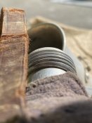 Немецкая Литровая Фляга (Luftschutz) в родном чехле со стаканчиком) (Клеймо: JSD-1939)