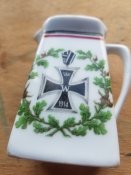 Отличный сливочник с Железным Крестом 1914, патриотика ПМВ