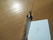 Многоразовий шприц з иглой № 5