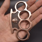 Кастет с Черепом Латунный в коллекцию