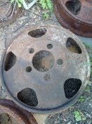 Комплект дисков с кольцами газ аа 6 штук