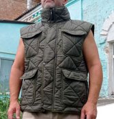 Жилетка из спальника Швейцария